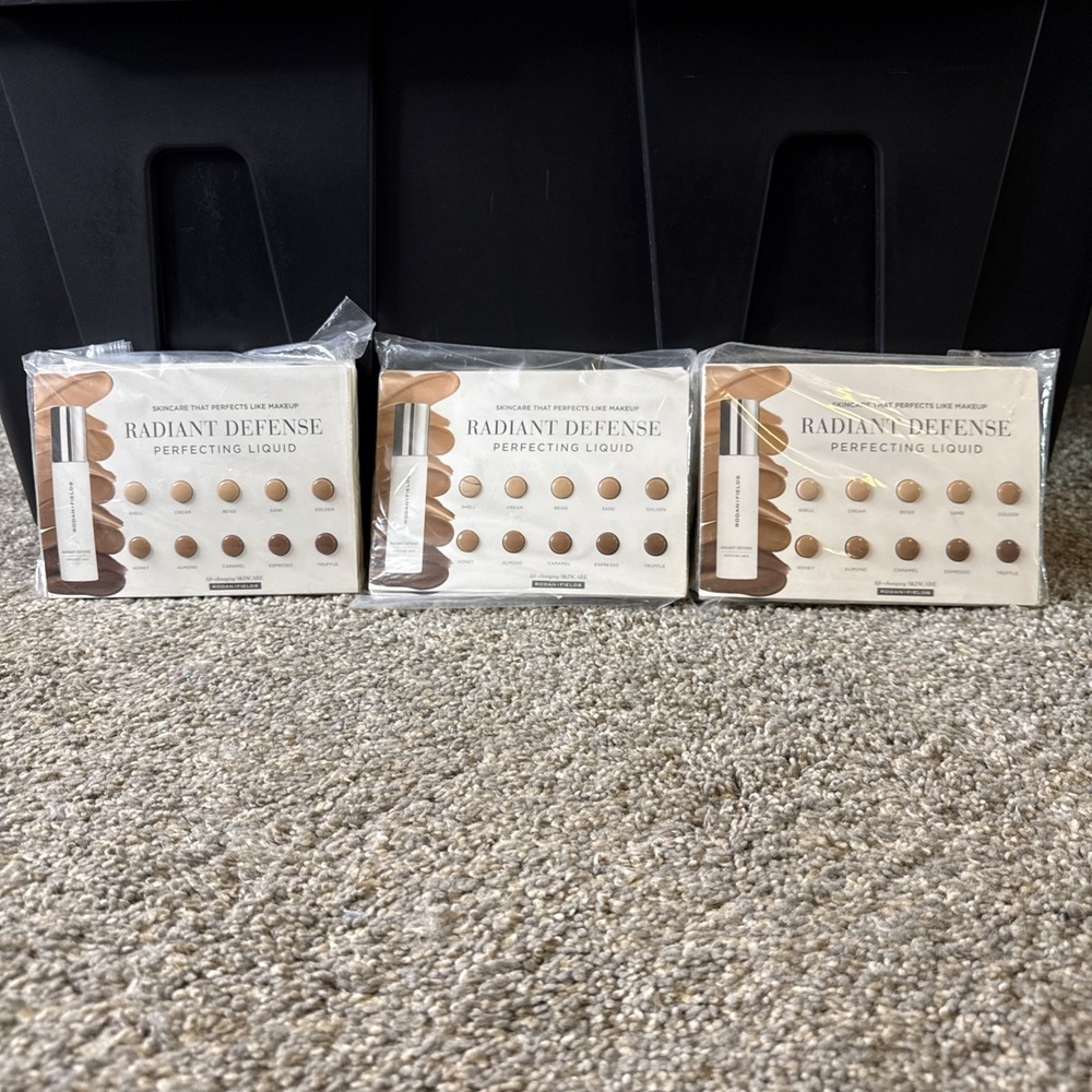Lot Of 30 Rodan + Fields Samples Radiant Defense Perfecting Liquid 10 Shades
